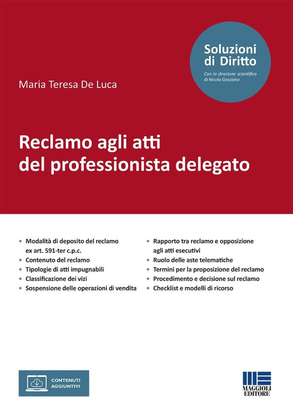 Reclamo agli atti del professionista delegato