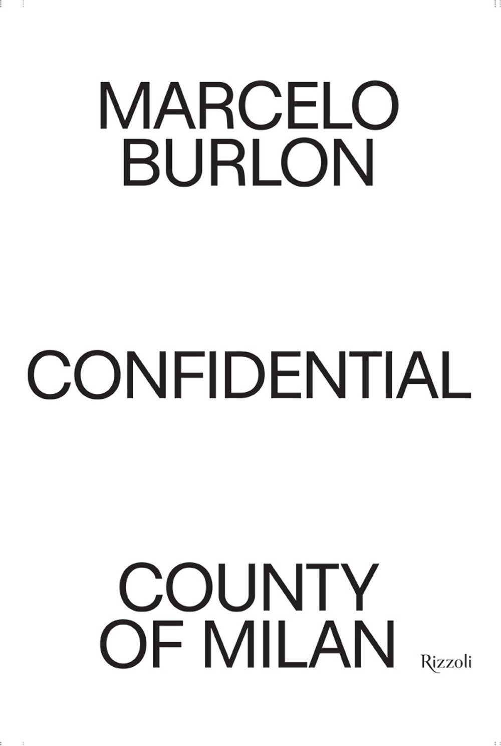 Confidential. Marcelo Burlon. County of Milan