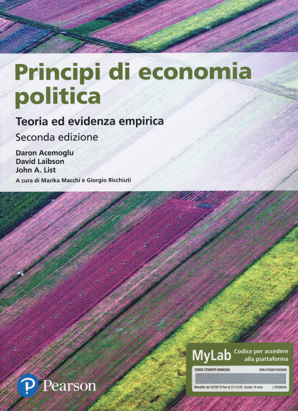 Principi di economia politica. Teoria ed evidenza empirica. Ediz. MyLab