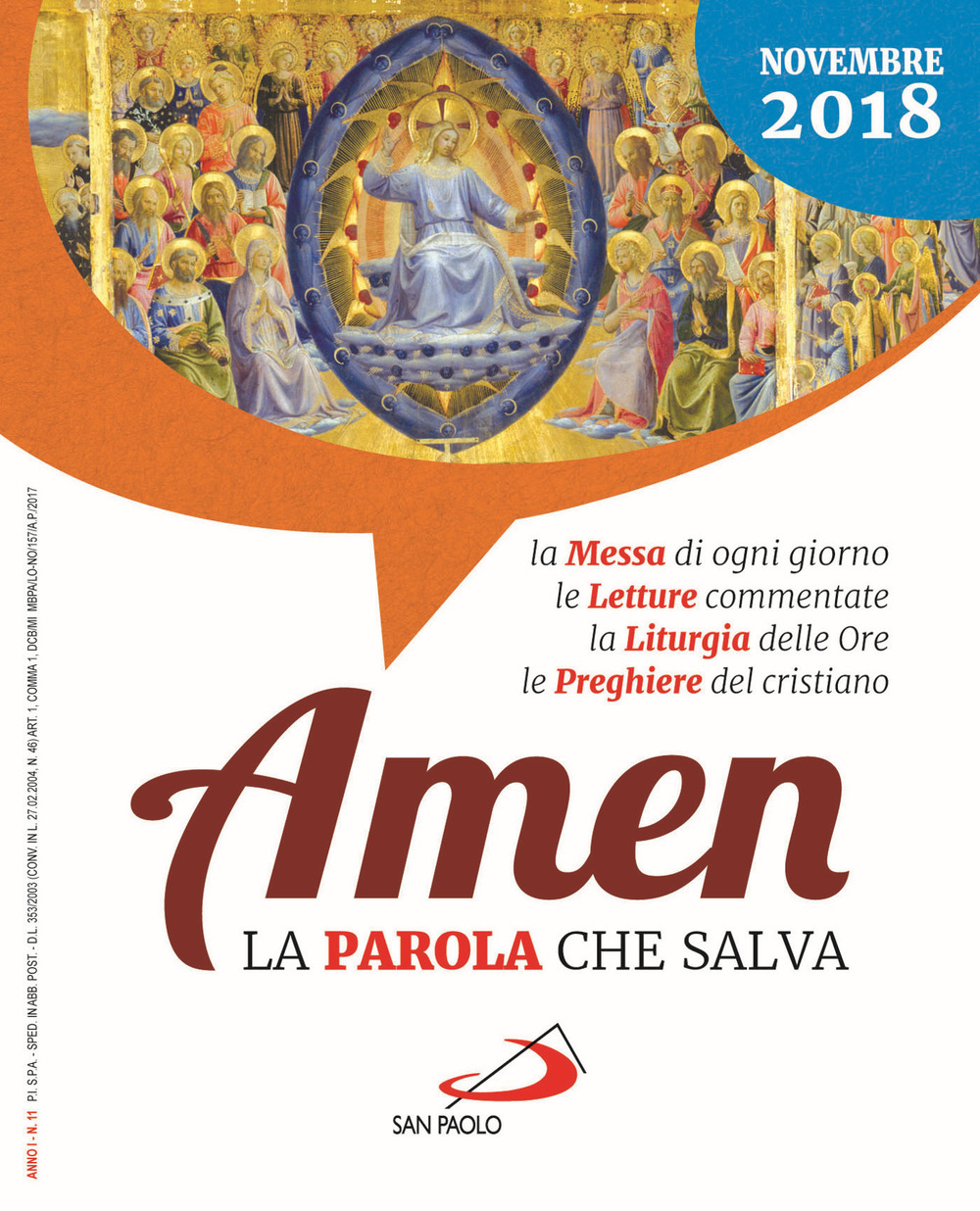 Amen. La parola che salva. Novembre 2018