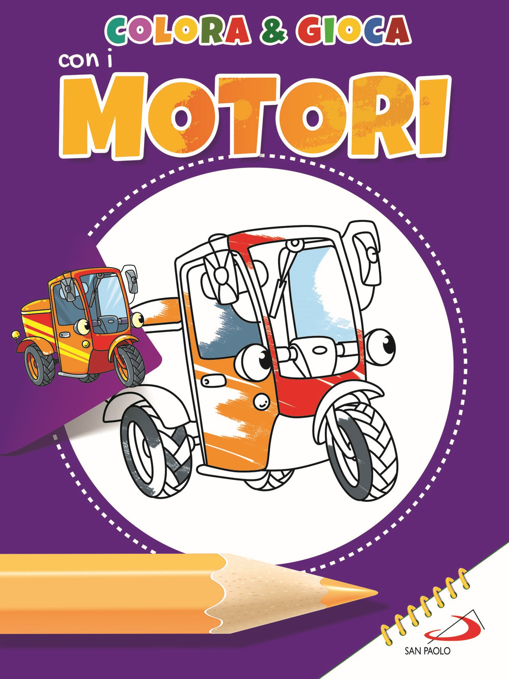 Colora e gioca con i motori