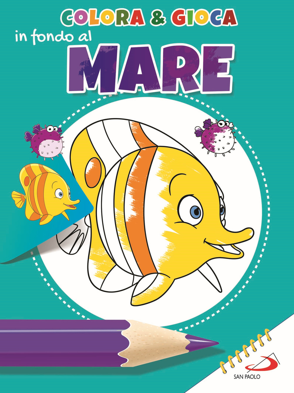 Colora e gioca in fondo al mare