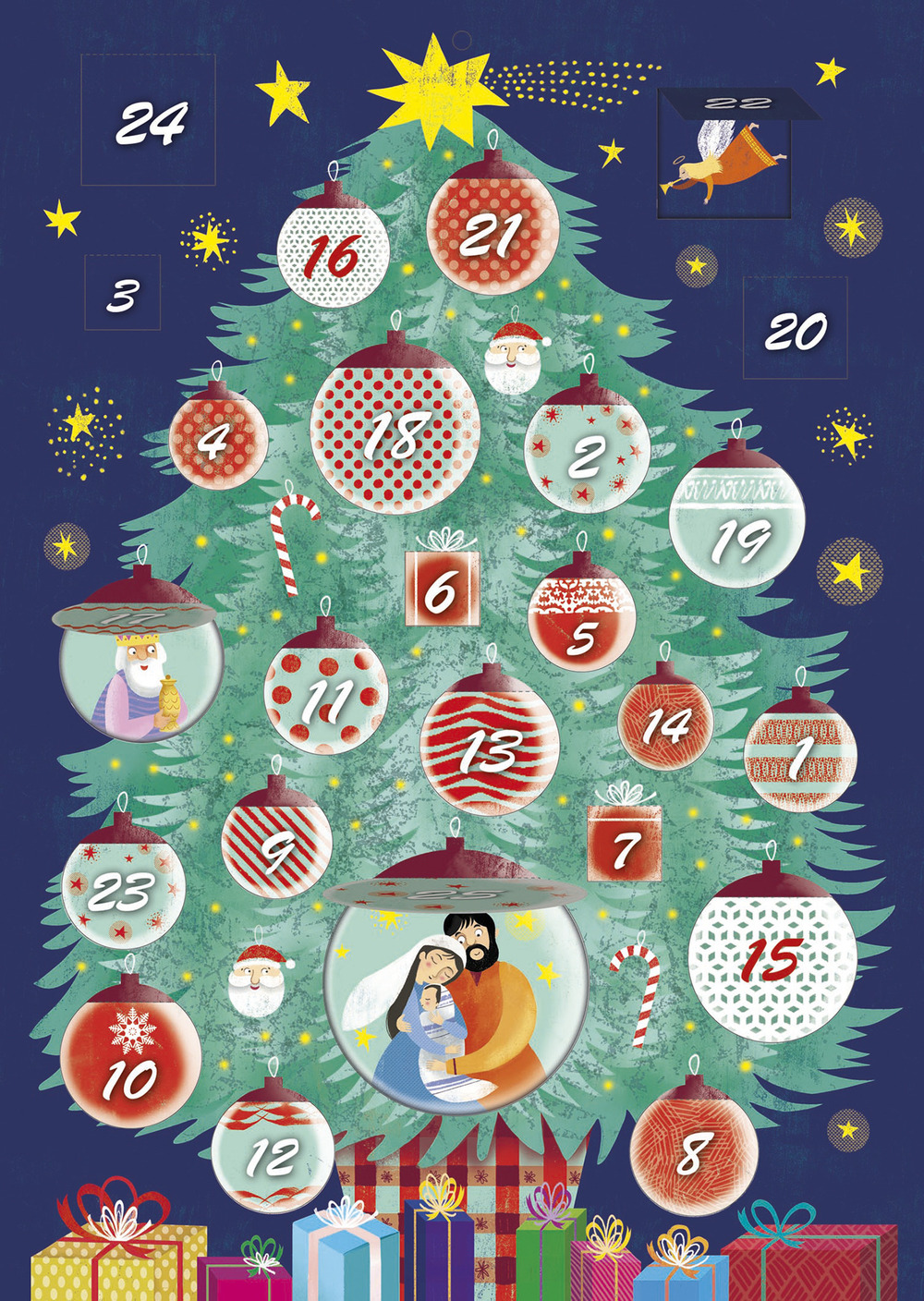 Le luci dell'albero. Calendario dell'Avvento 2021