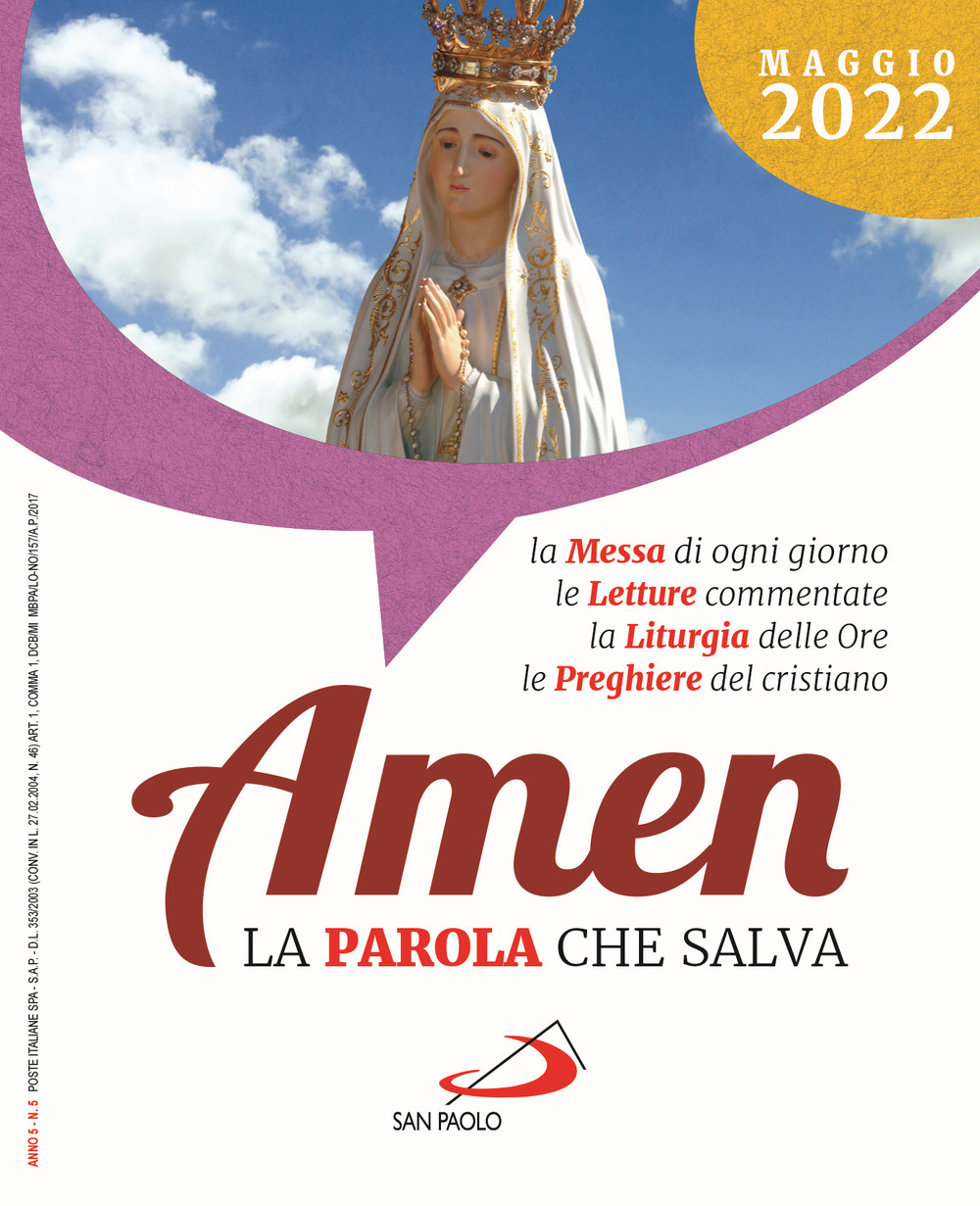 Amen. La parola che salva. Vol. 5: Maggio