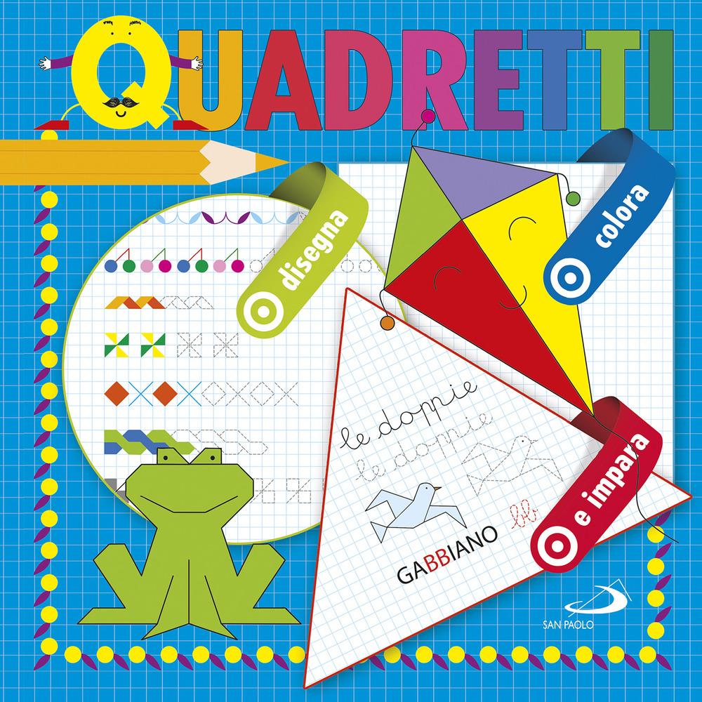 Quadretti. Disegna, colora e impara