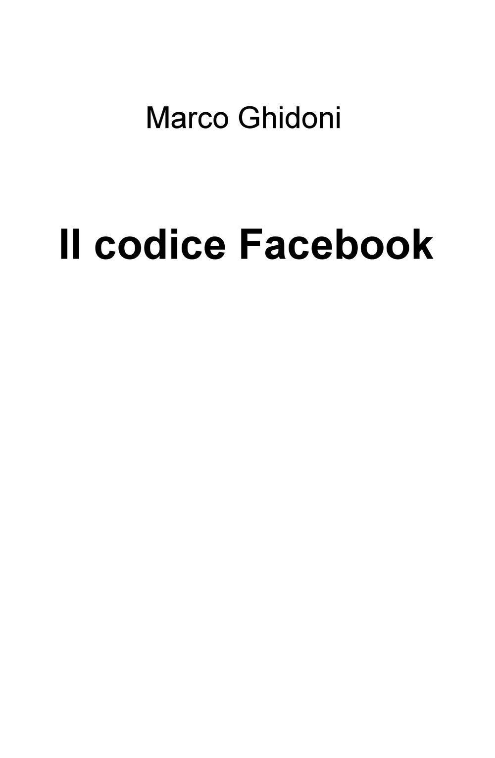 Il codice Facebook