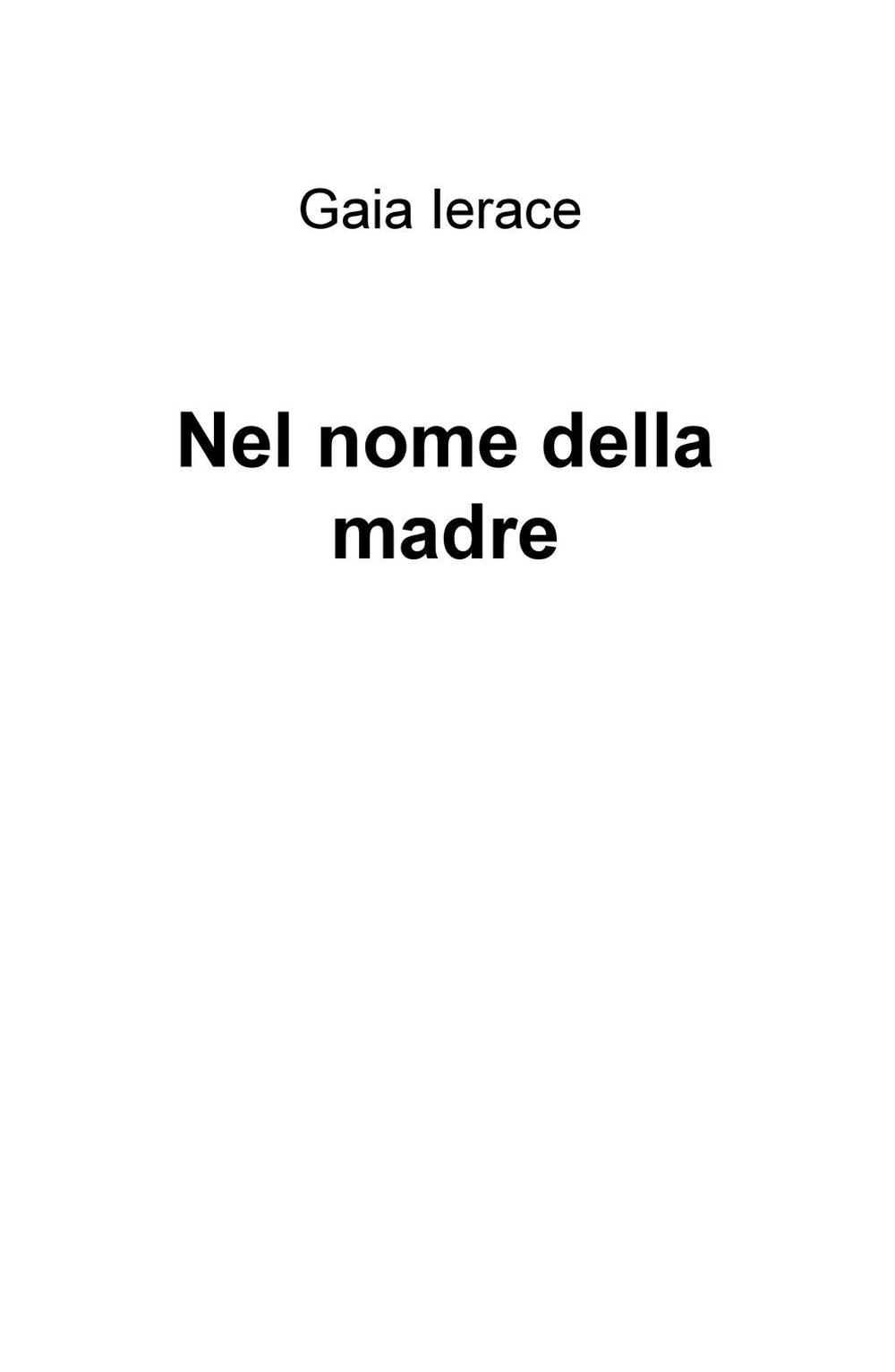 Nel nome della madre