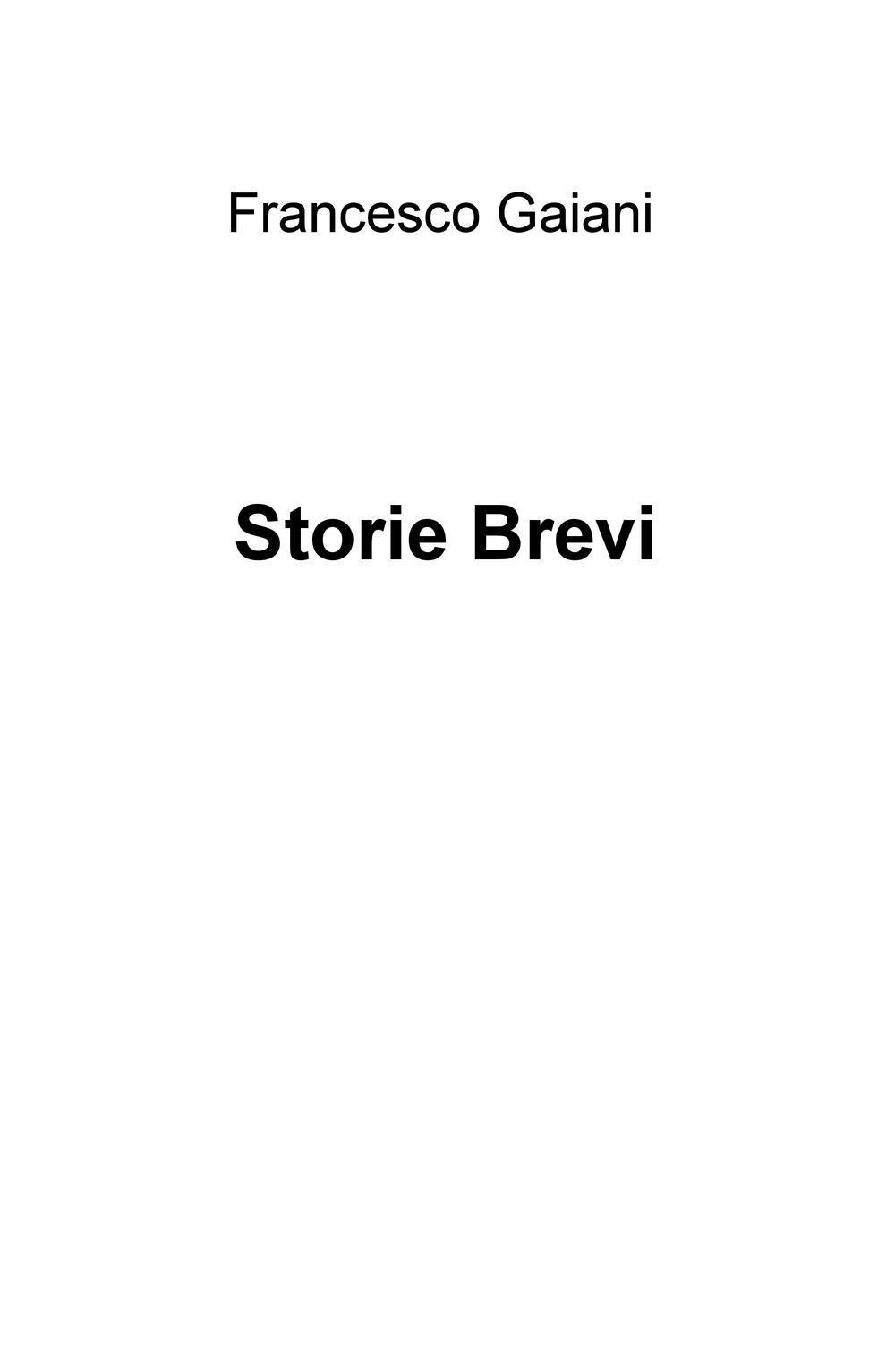 Storie brevi