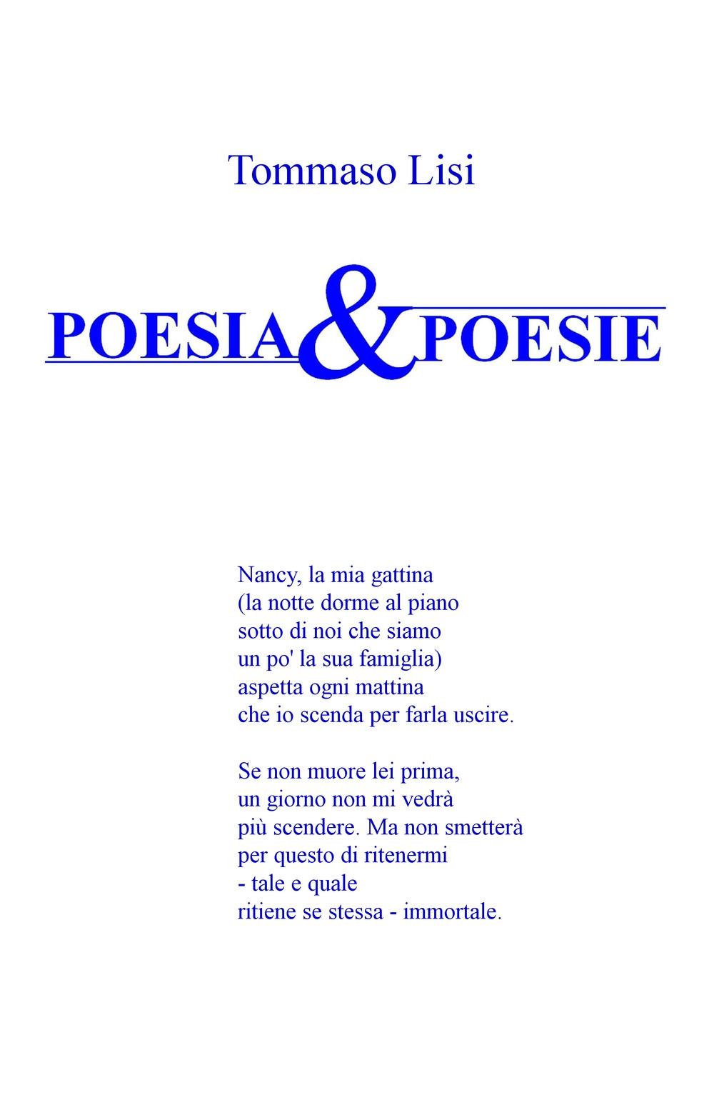 Poesia & poesie