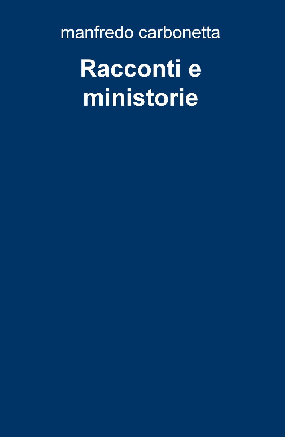 Racconti e ministorie