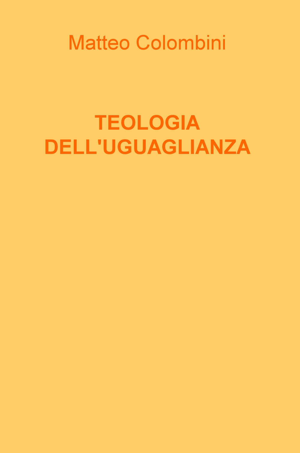 Teologia dell'uguaglianza