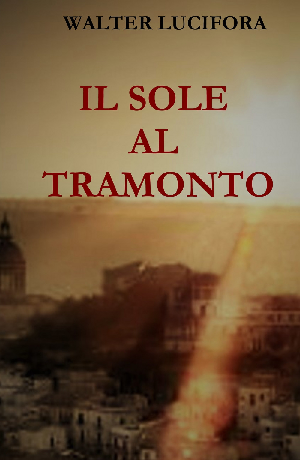 Il sole al tramonto