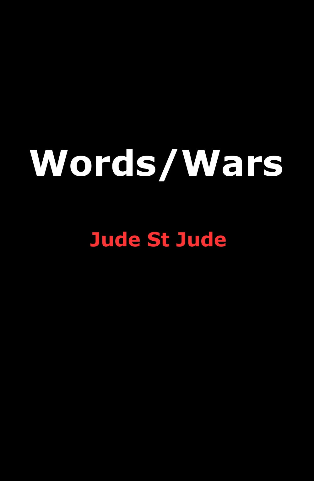 Words/wars