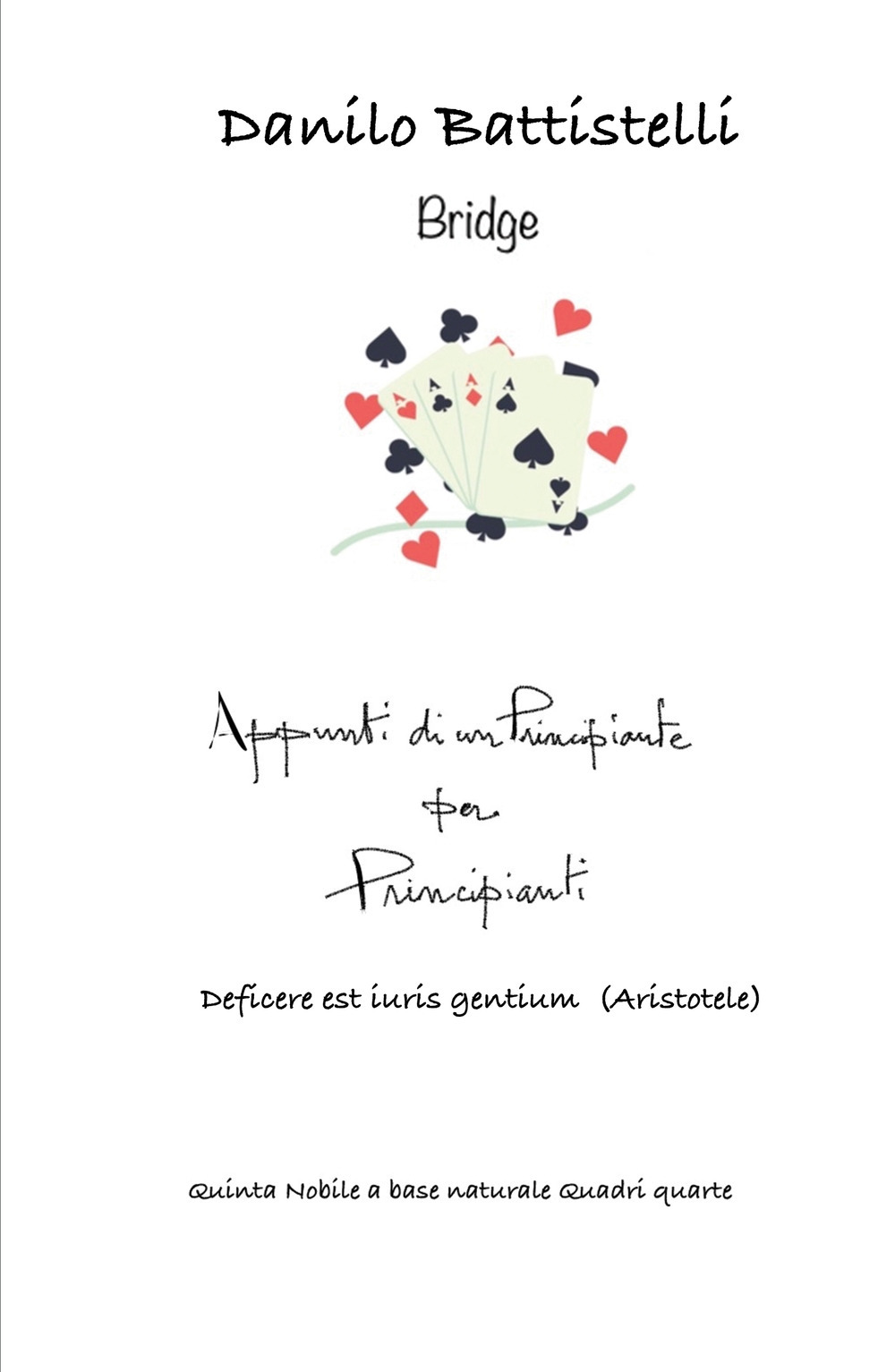 Bridge. Appunti di un principiante per principianti. Quinta nobile a base naturale quadri quarte