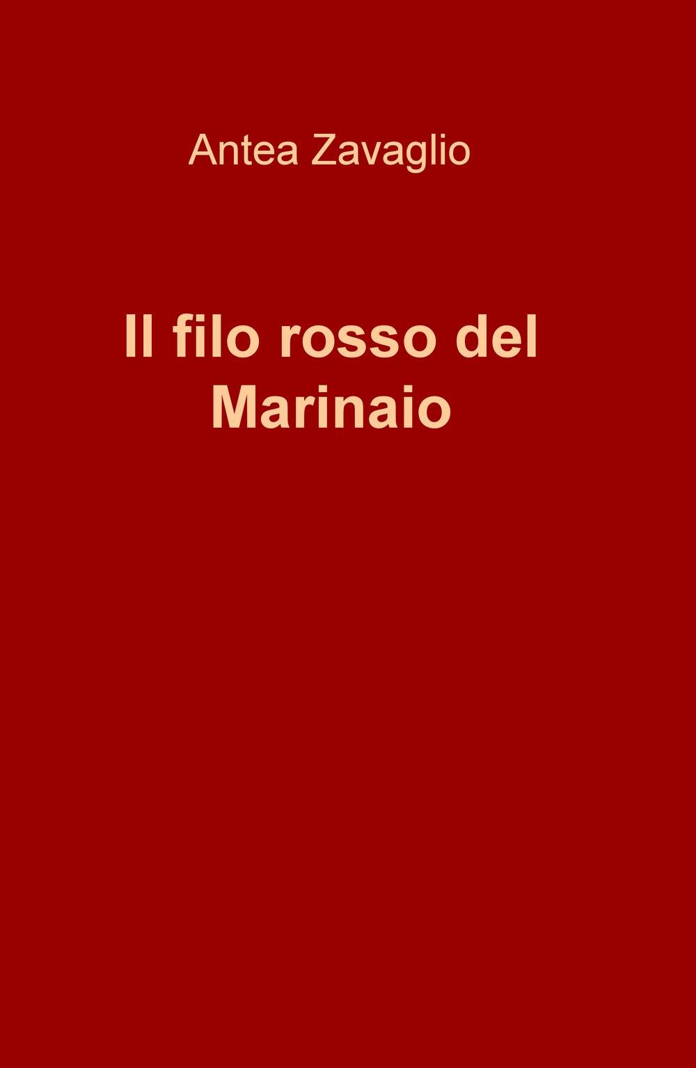Il filo rosso del marinaio