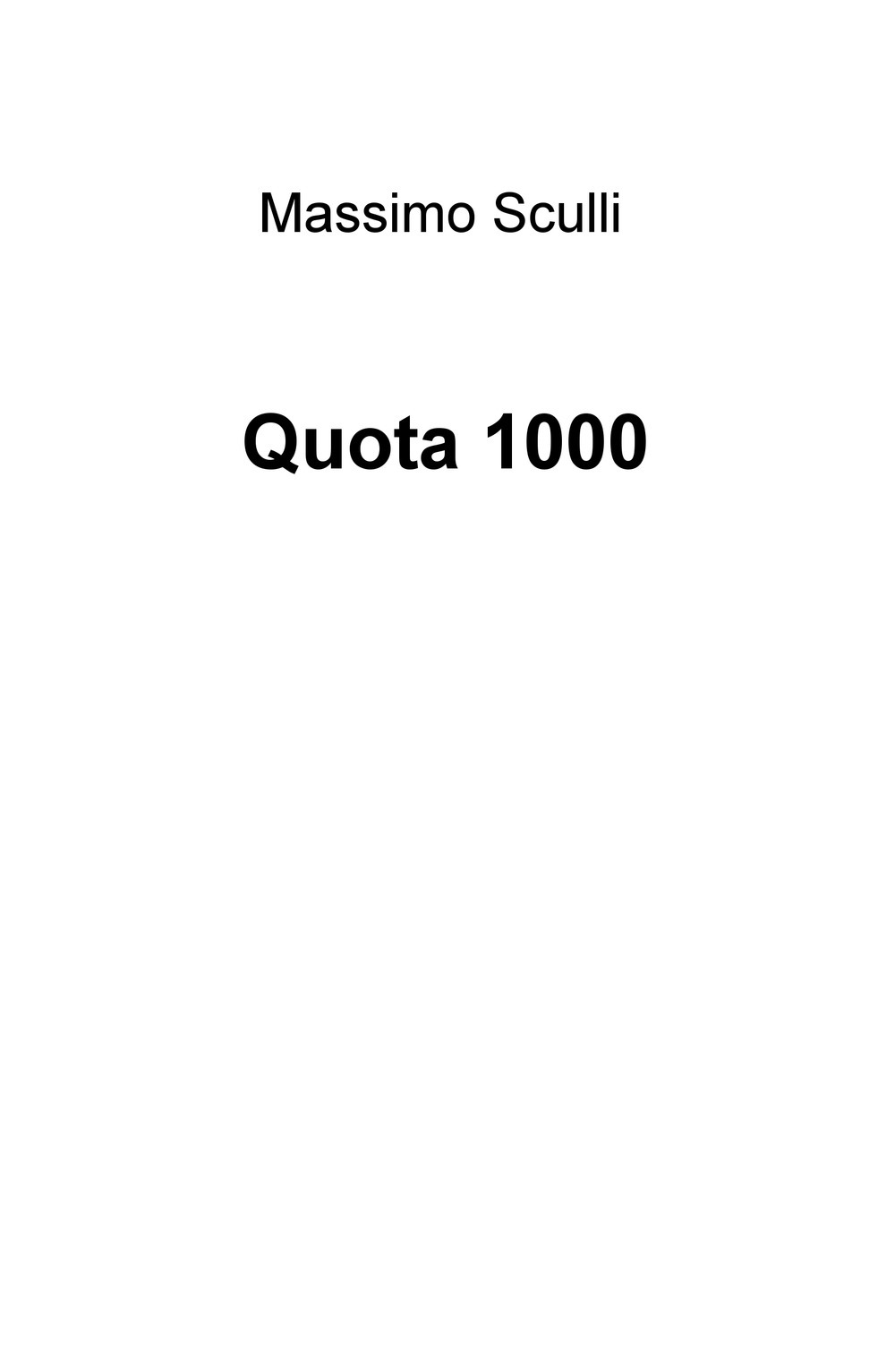 Quota 1000