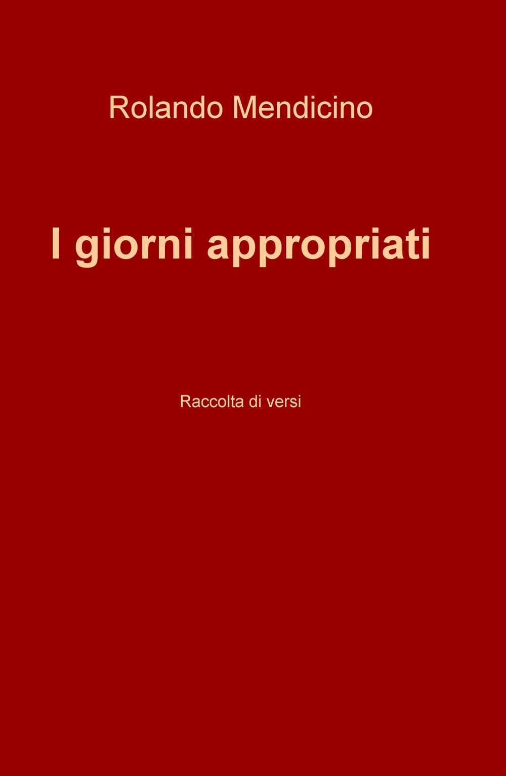 I giorni appropriati