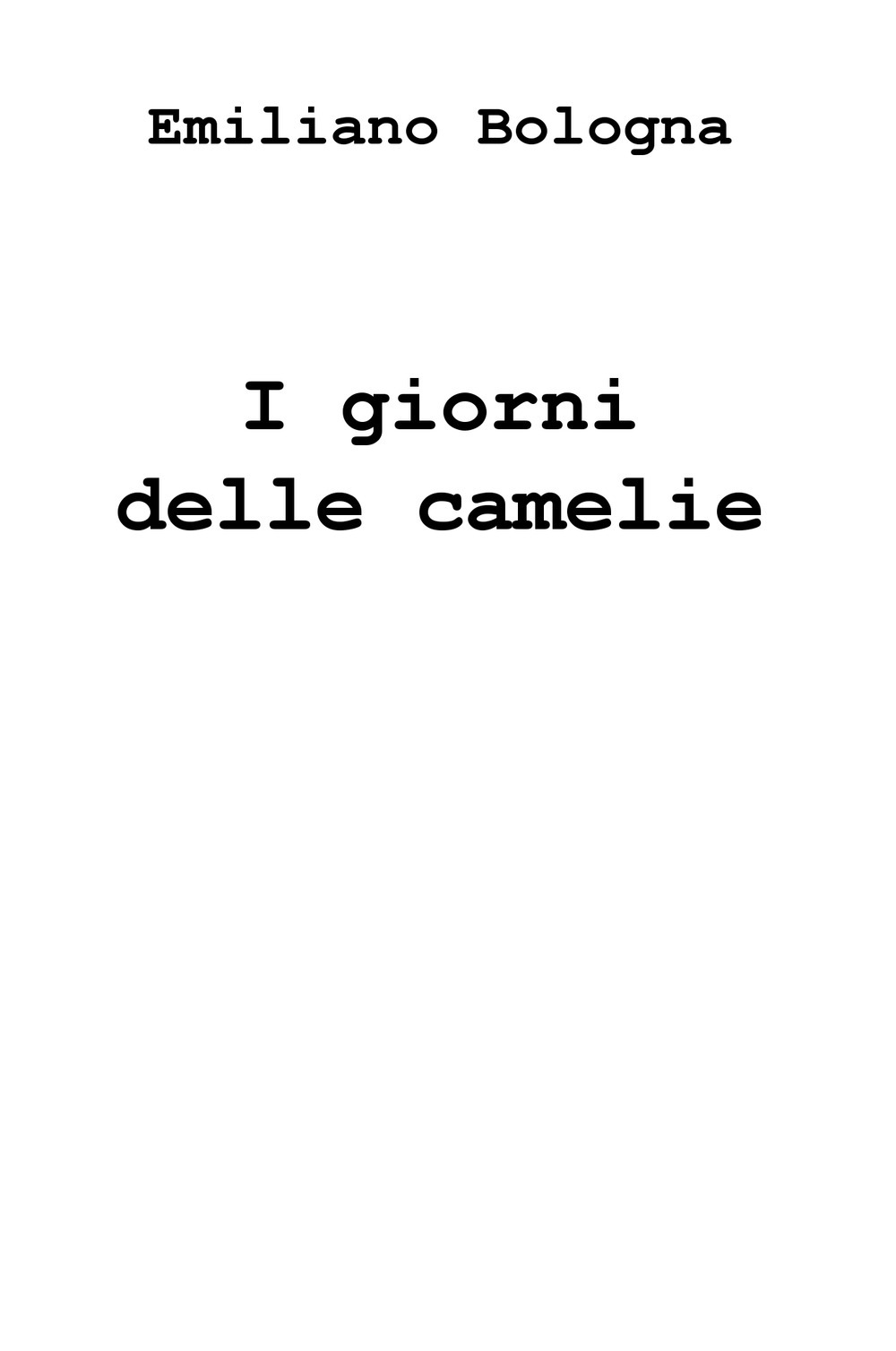 I giorni delle camelie