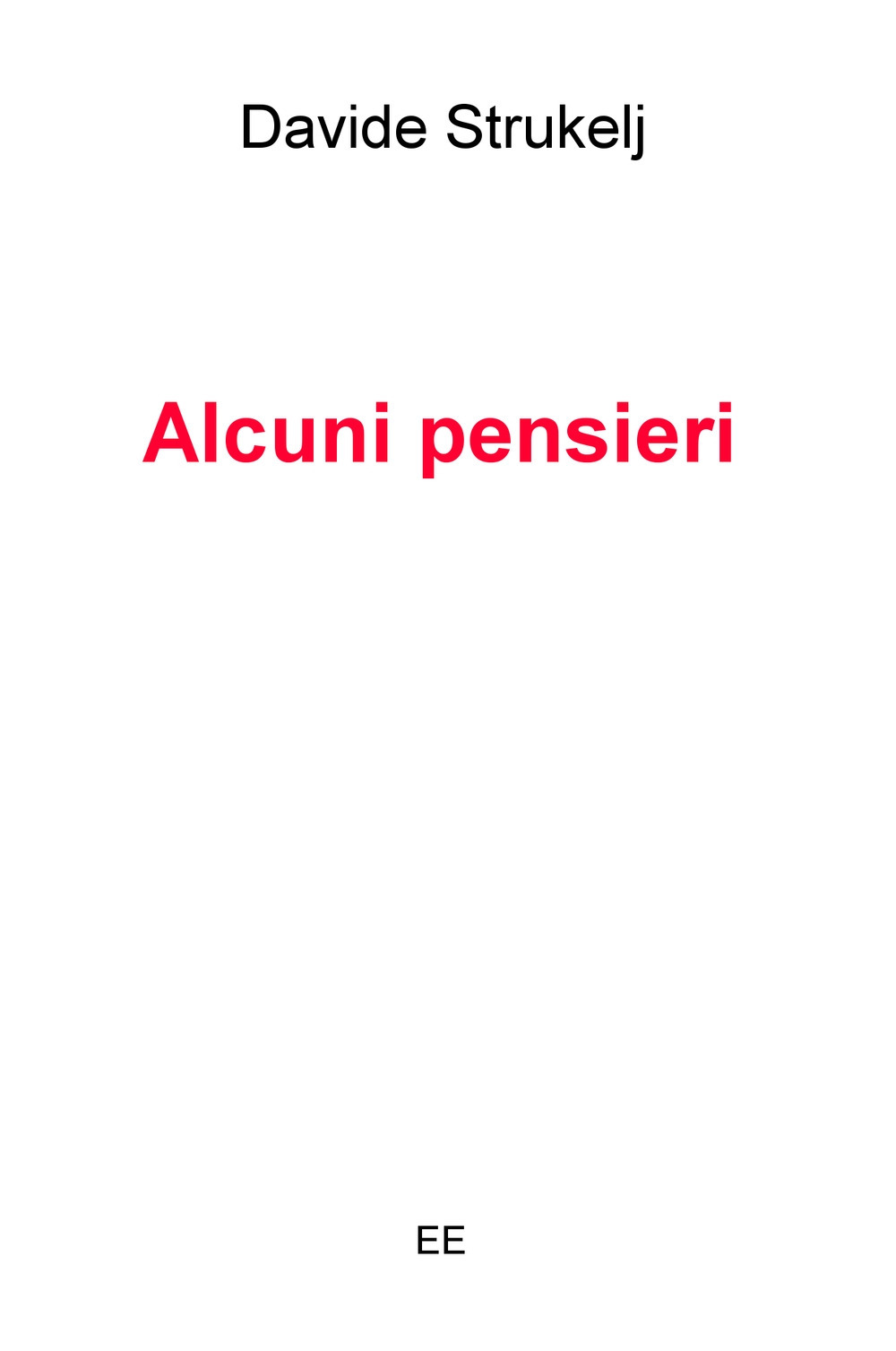 Alcuni pensieri