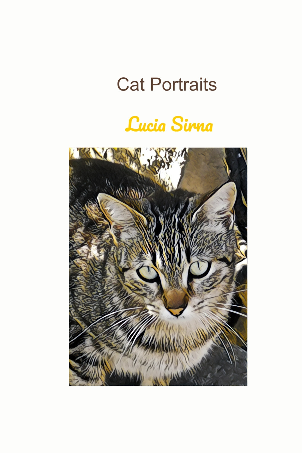 Cat Portraits. Portrait fine art