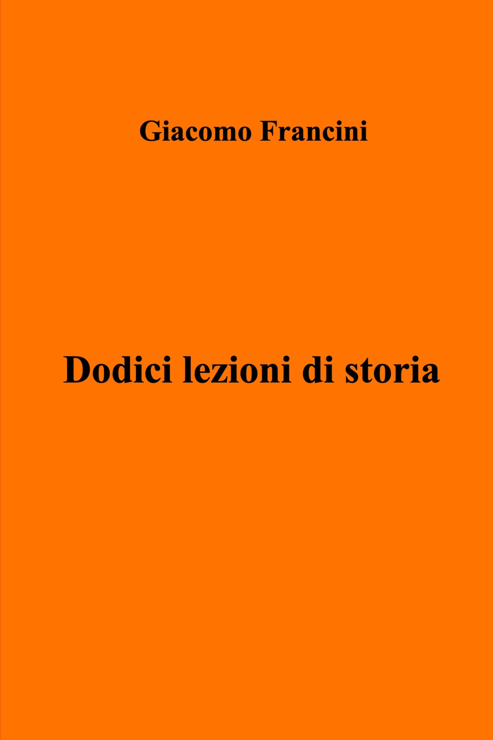 Dodici lezioni di storia