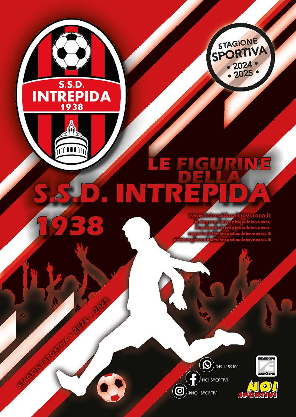 S.S.D. Intrepida 1938. Album con collezione completa di figurine non imbustate