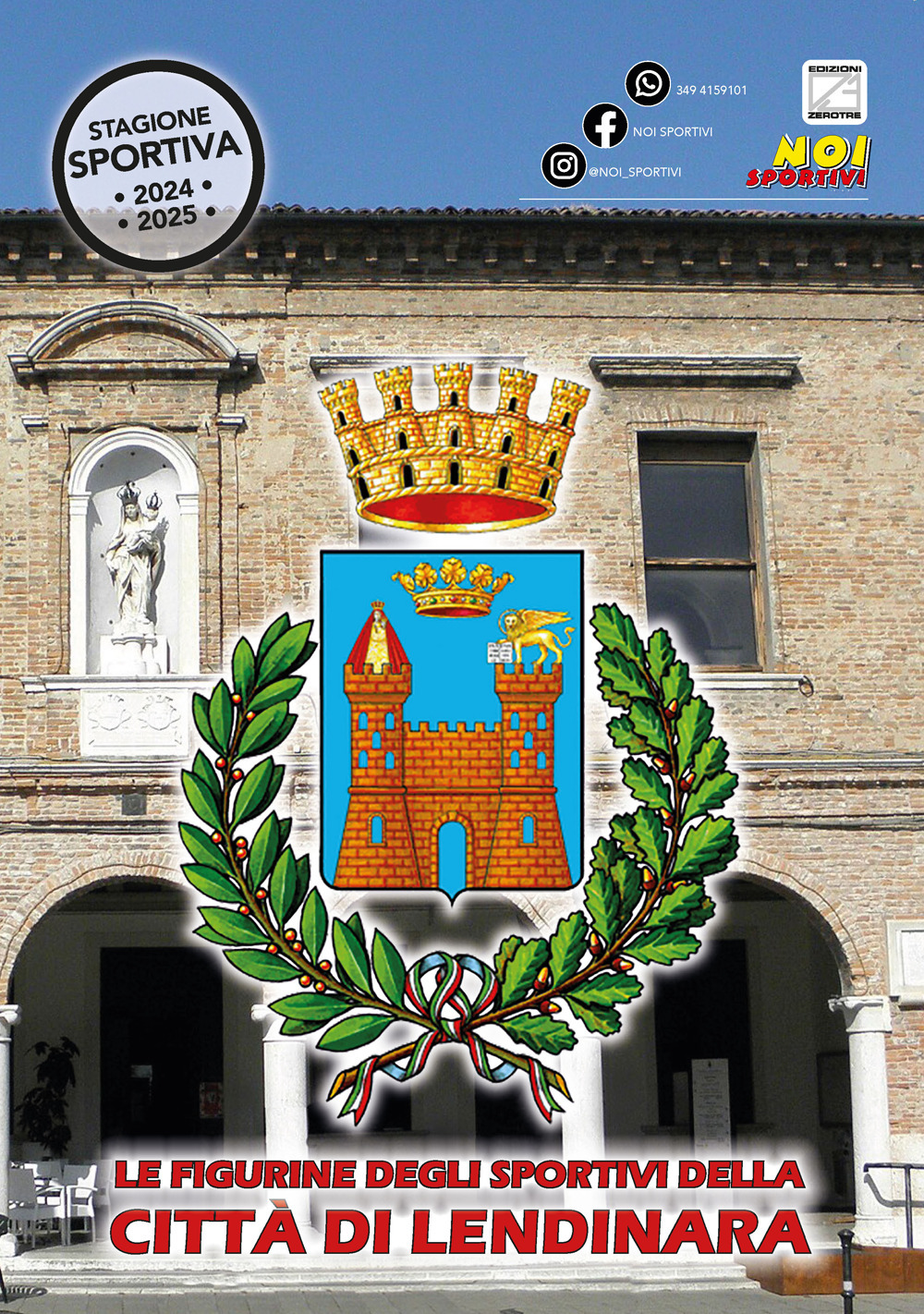 Città di Lendinara 2024-2025. Album con figurine stampate direttamente sulle pagine