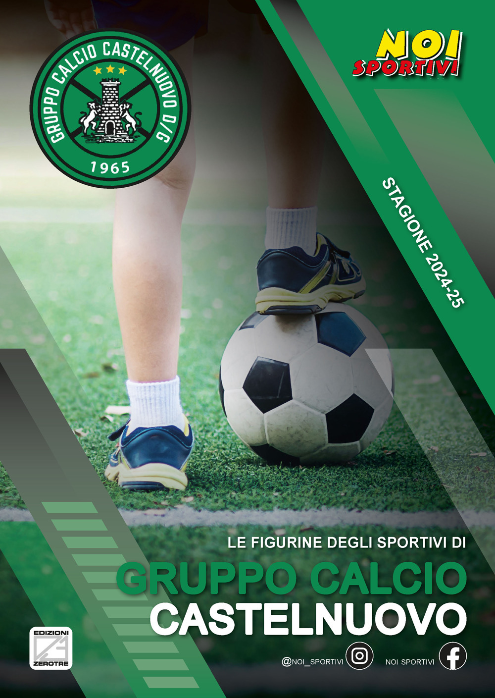 Gruppo Calcio Castelnuovo. Album con collezione completa di figurine non imbustate