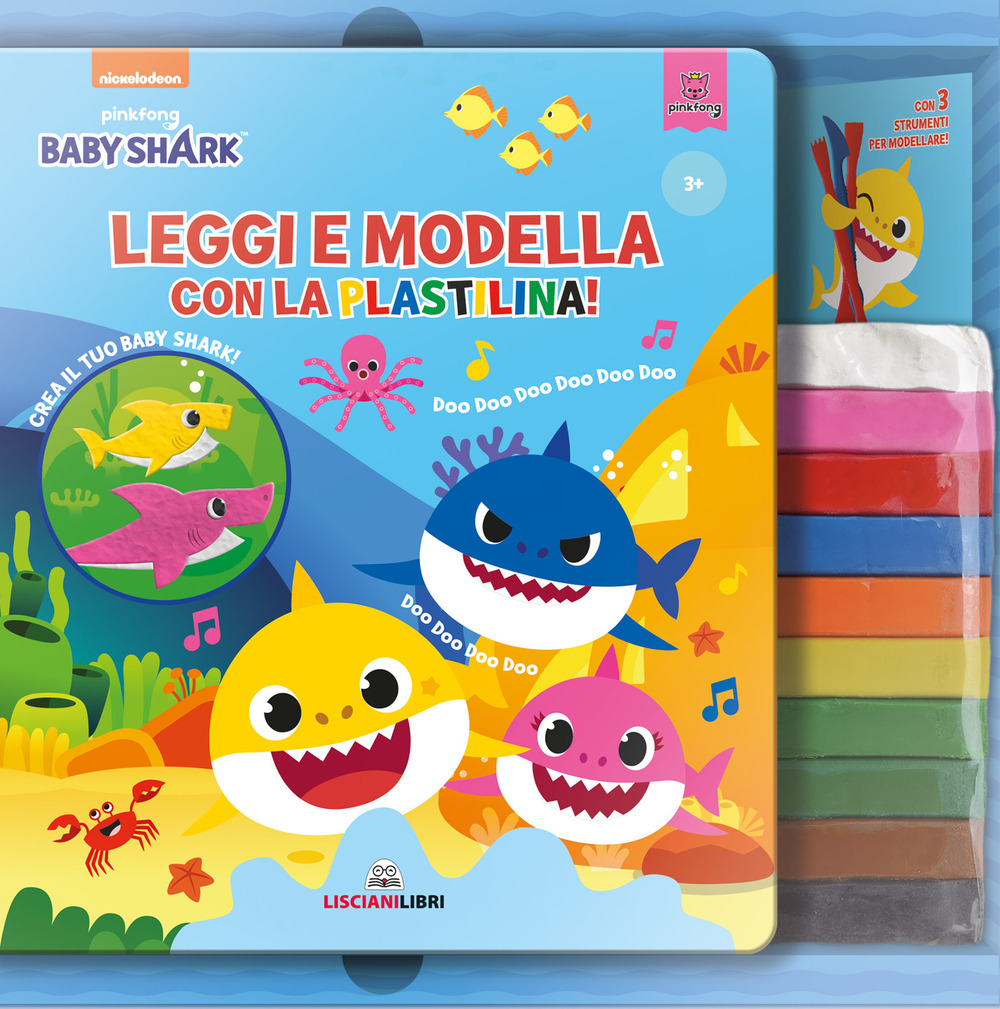 Leggi e modella con la plastilina! Baby Shark