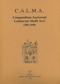 C.A.L.M.A. Compendium auctorum latinorum Medii Aevi (500-1500). Vol. 7/1: Iacobus Ledelh. Iacobus de Susato
