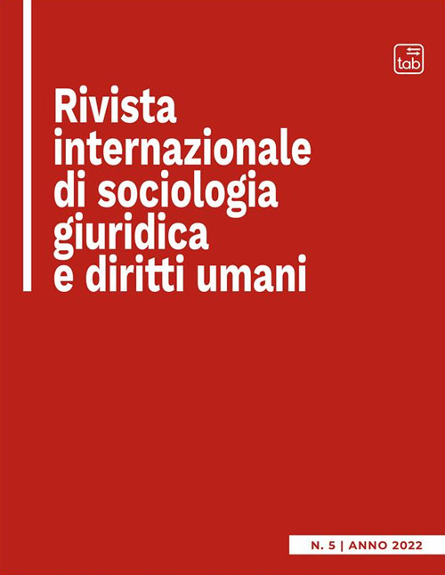 Rivista internazionale di sociologia giuridica e diritti umani. Vol. 5/1