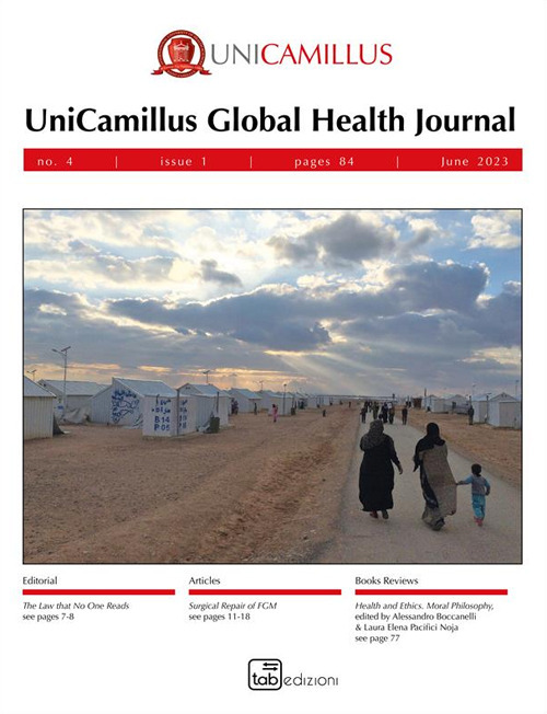 UGHJ. UniCamillus Global Health Journal. Vol. 4