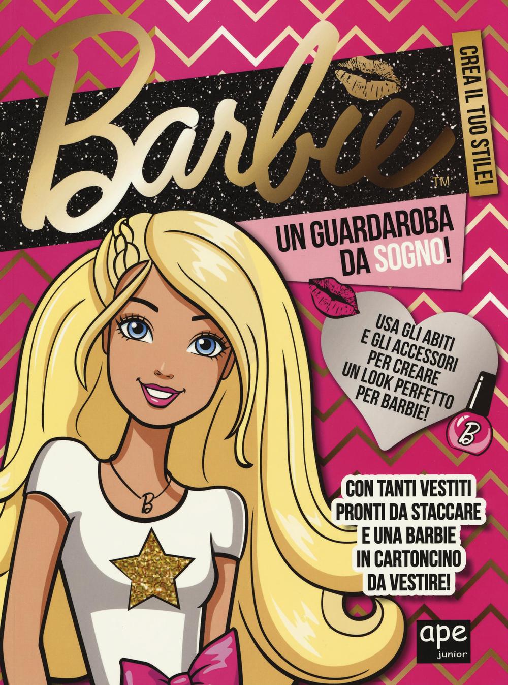 Un guardaroba da sogno! Barbie. Con adesivi
