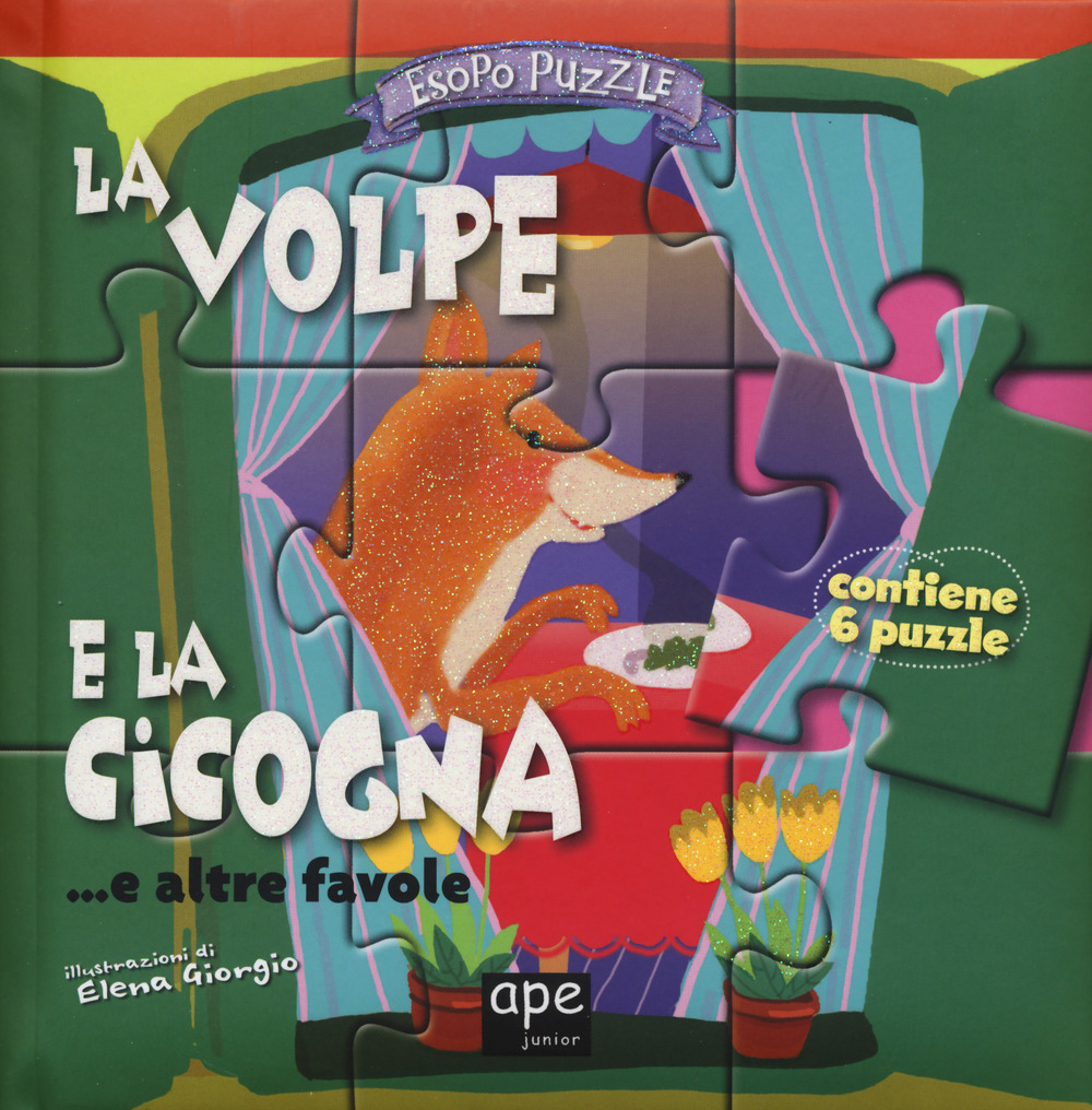 La volpe e la cicogna... e altre favole. Esopo puzzle