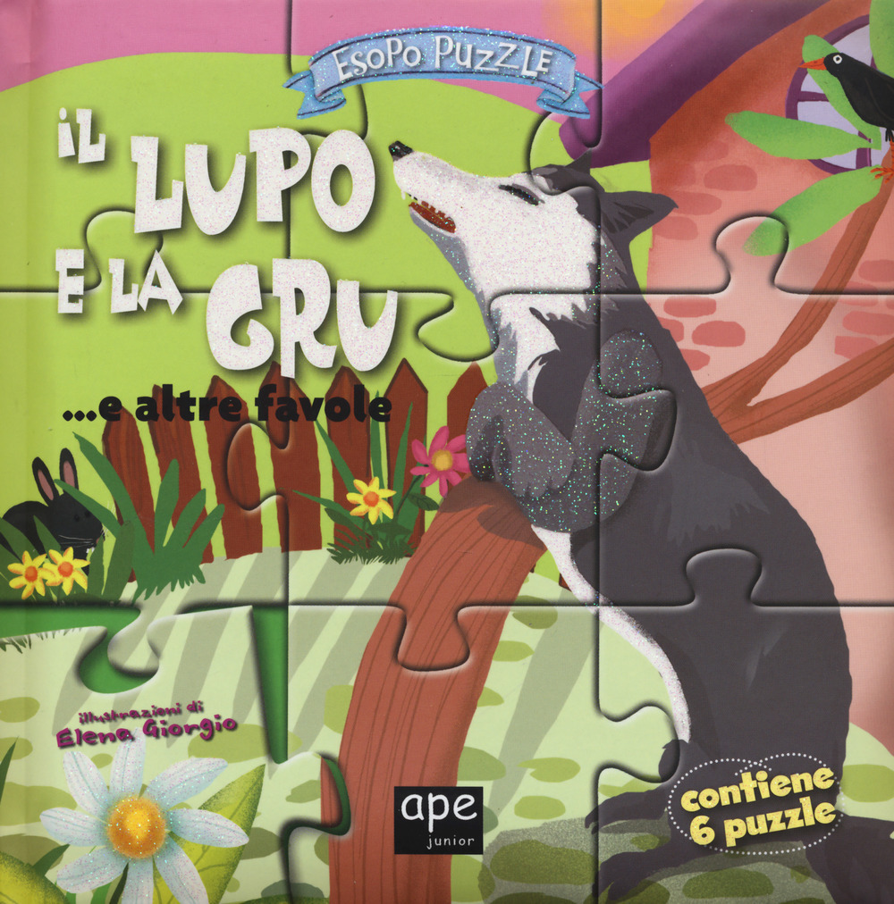 Il lupo e la gru... e altre favole. Esopo puzzle