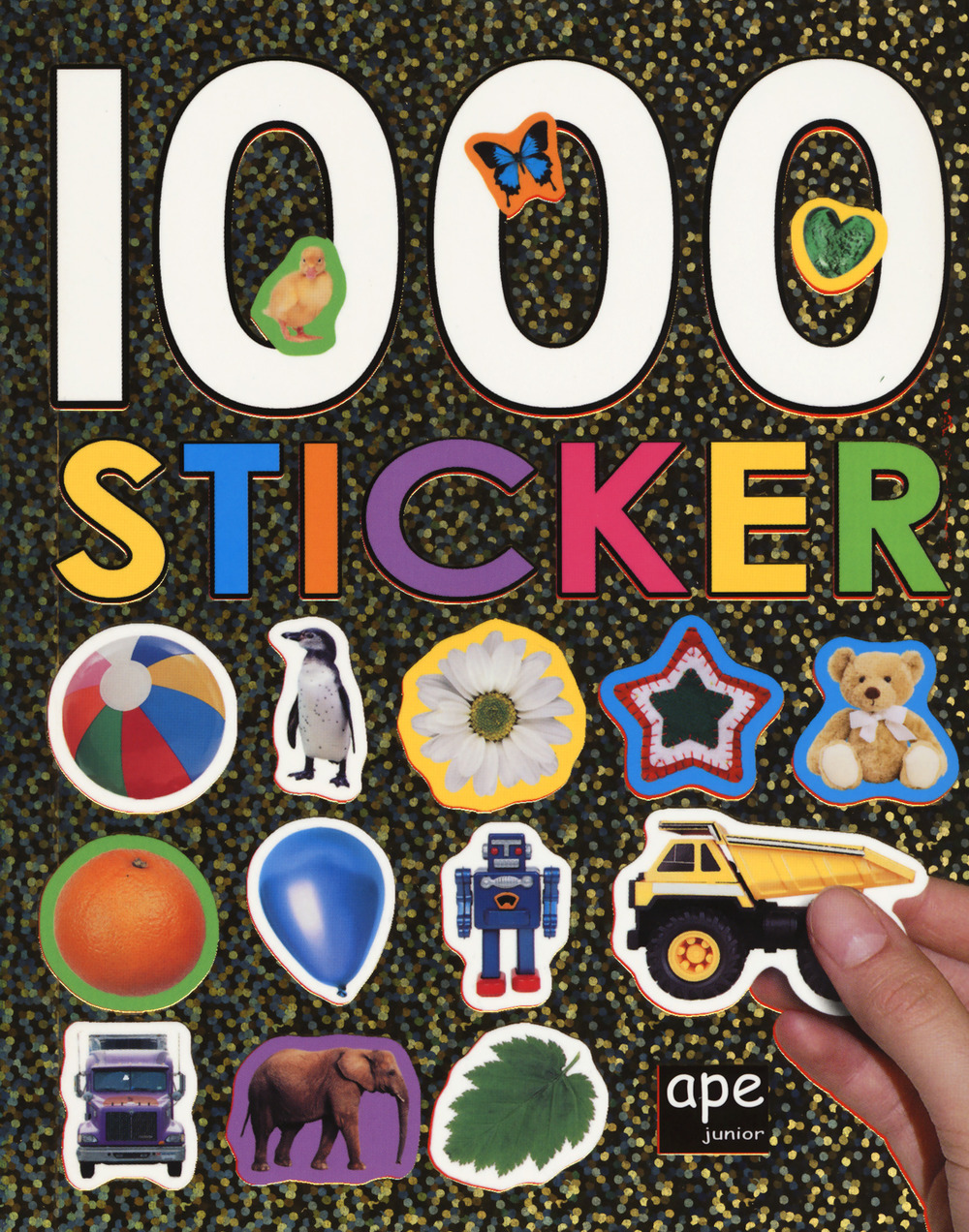 1000 sticker. Con adesivi