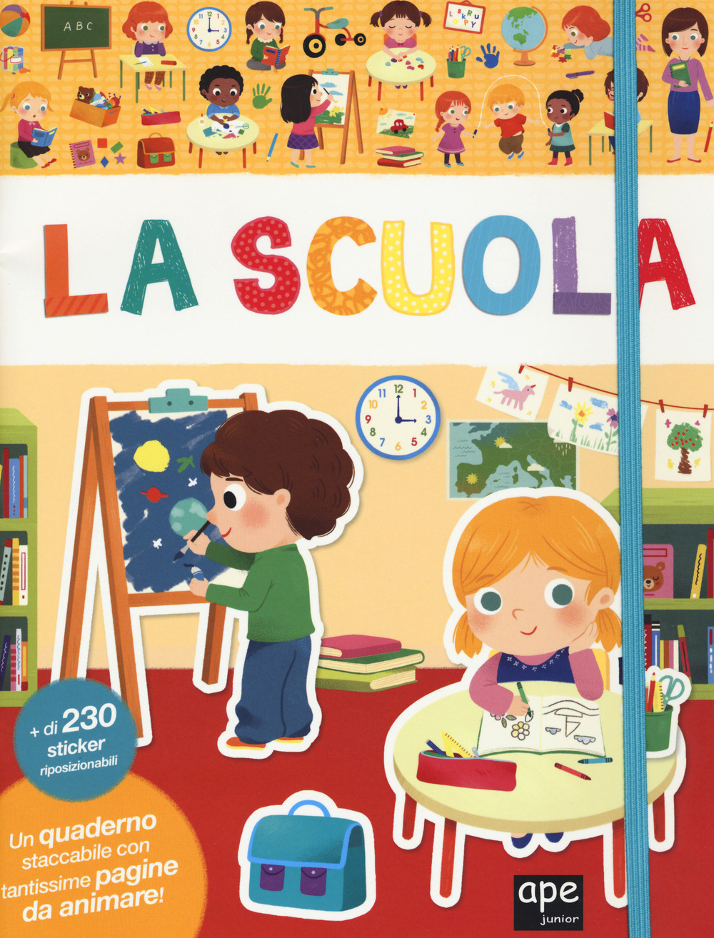 La scuola. Con adesivi