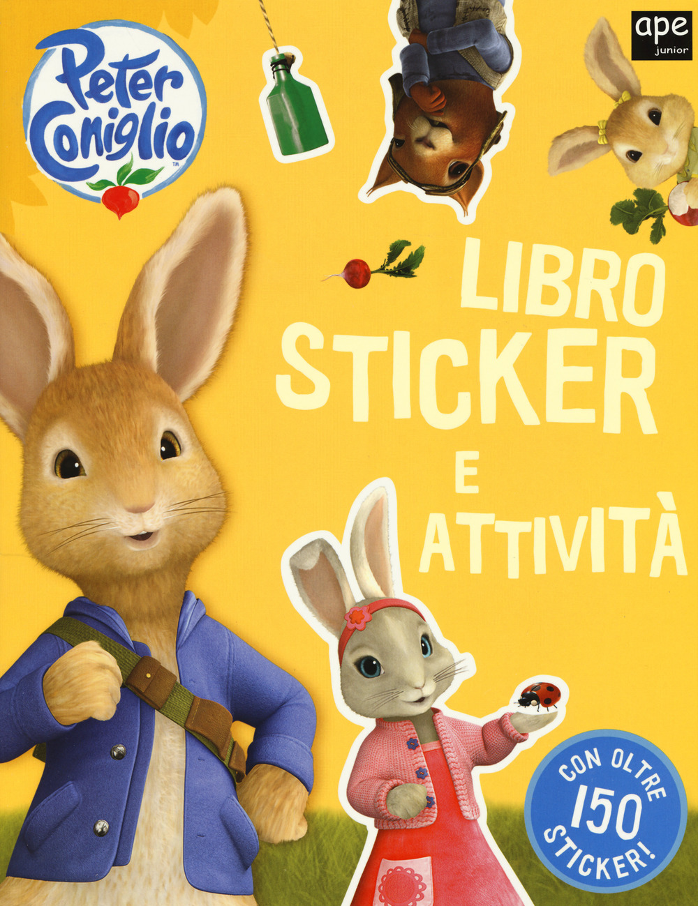 Libro sticker e attività. Peter Coniglio. Con adesivi