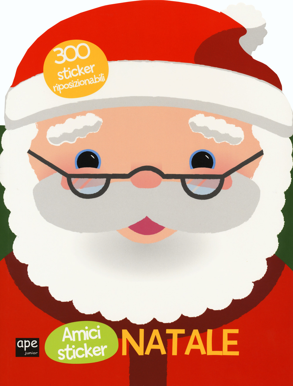 Natale. Amici sticker. Con adesivi
