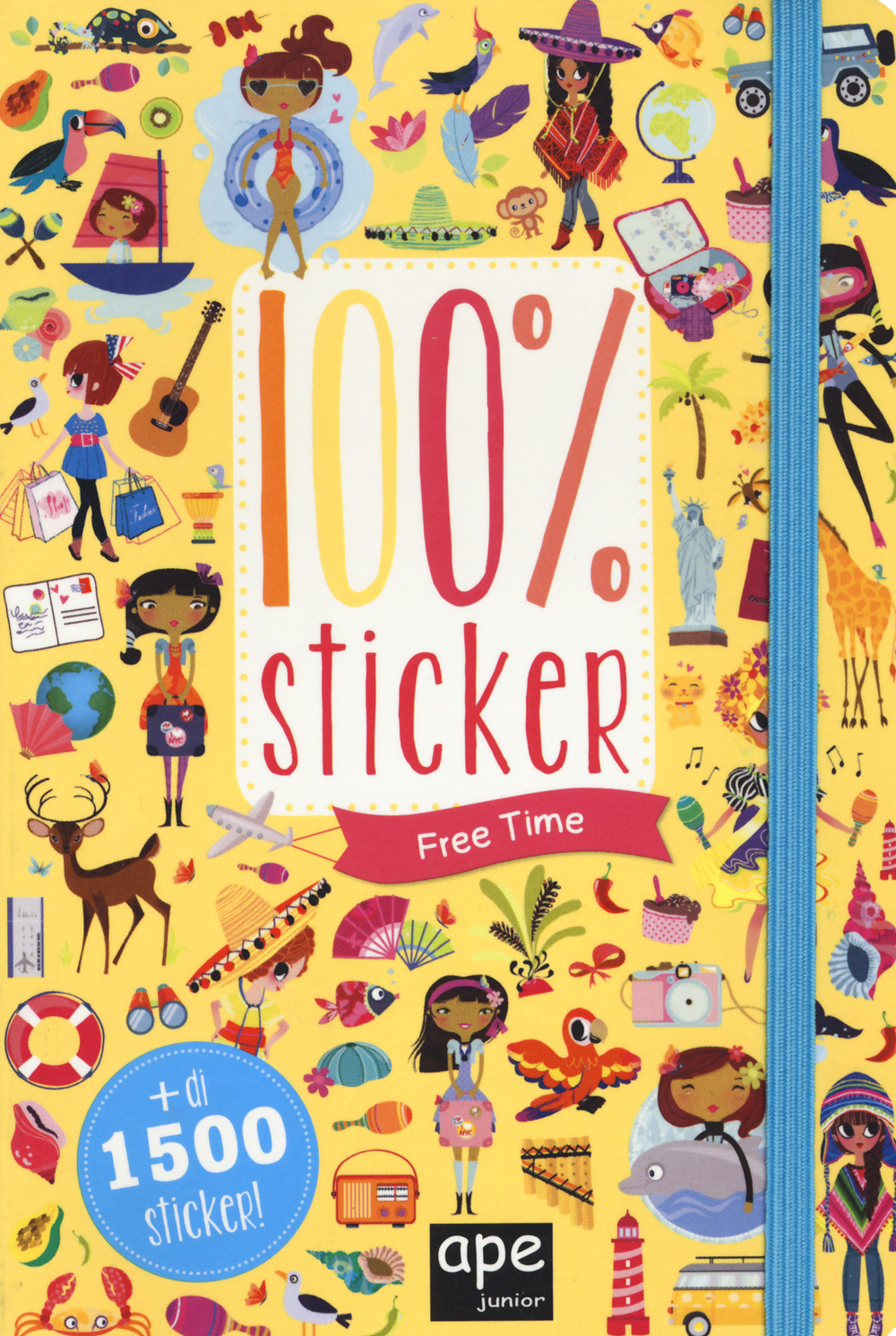 Free time. 100% sticker. Con adesivi