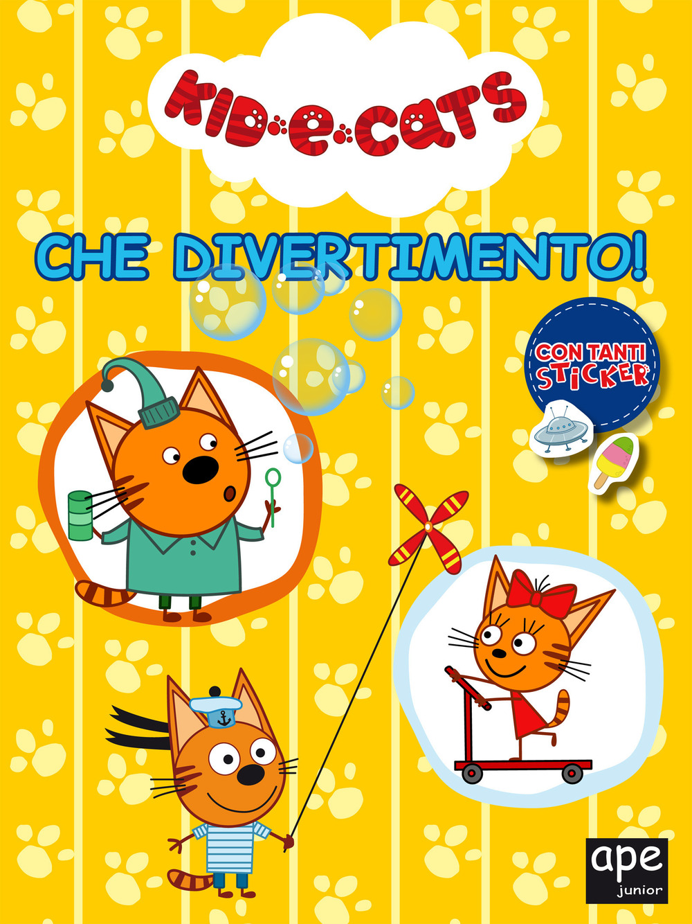 Che divertimento! Kid e cats. Con adesivi