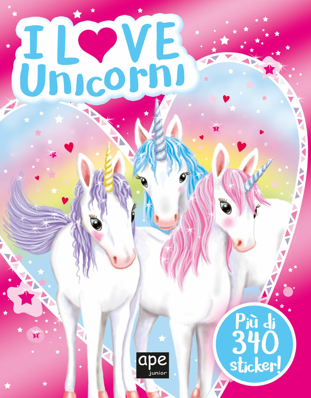 I love unicorni. Con adesivi