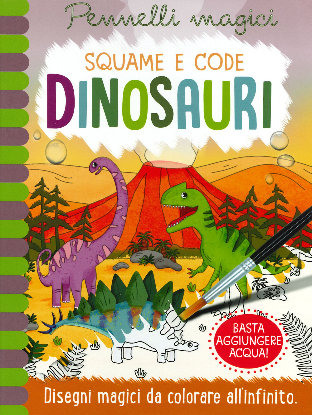 Dinosauri. Squame e code. Pennelli magici