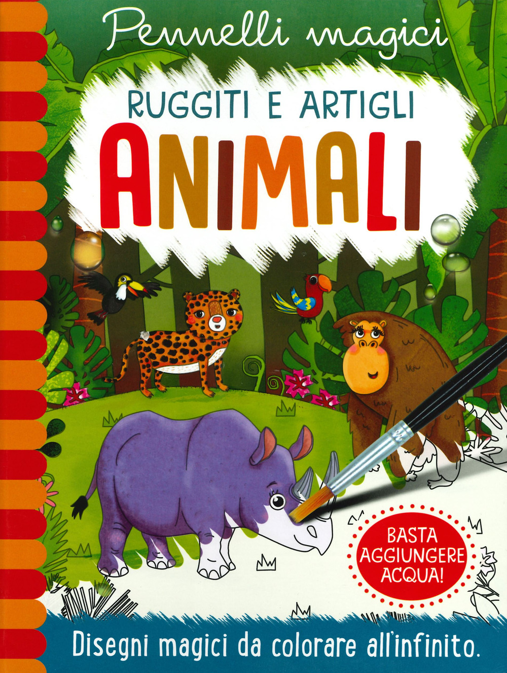 Animali. Ruggiti e artigli. Pennelli magici