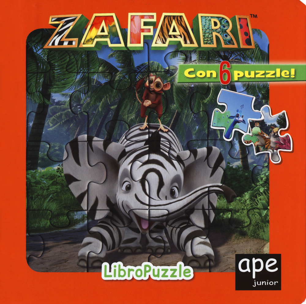 Zafari. Libro puzzle