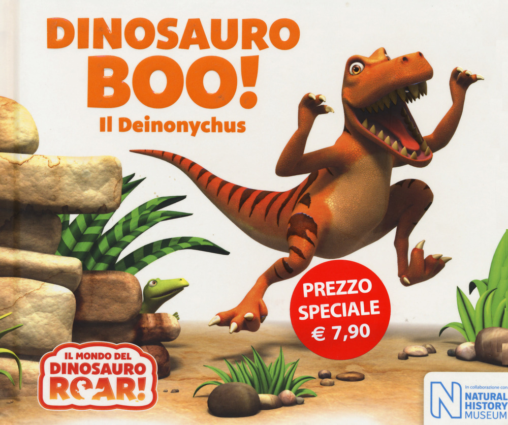 Dinosauro Boo! Il Deinonychus. Il mondo del Dinosauro Roar!