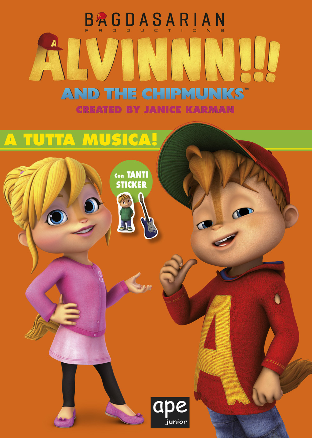 A tutta musica. Alvinnn!!! and the Chipmunks. Con adesivi