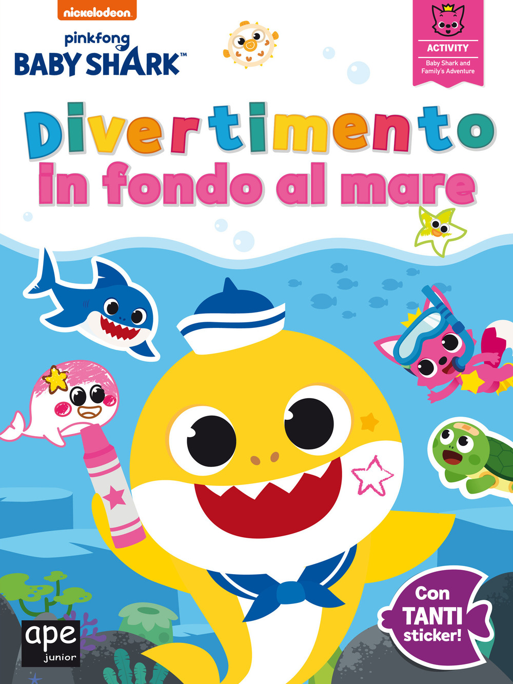 Divertimento in fondo al mare. Baby Shark. Con adesivi