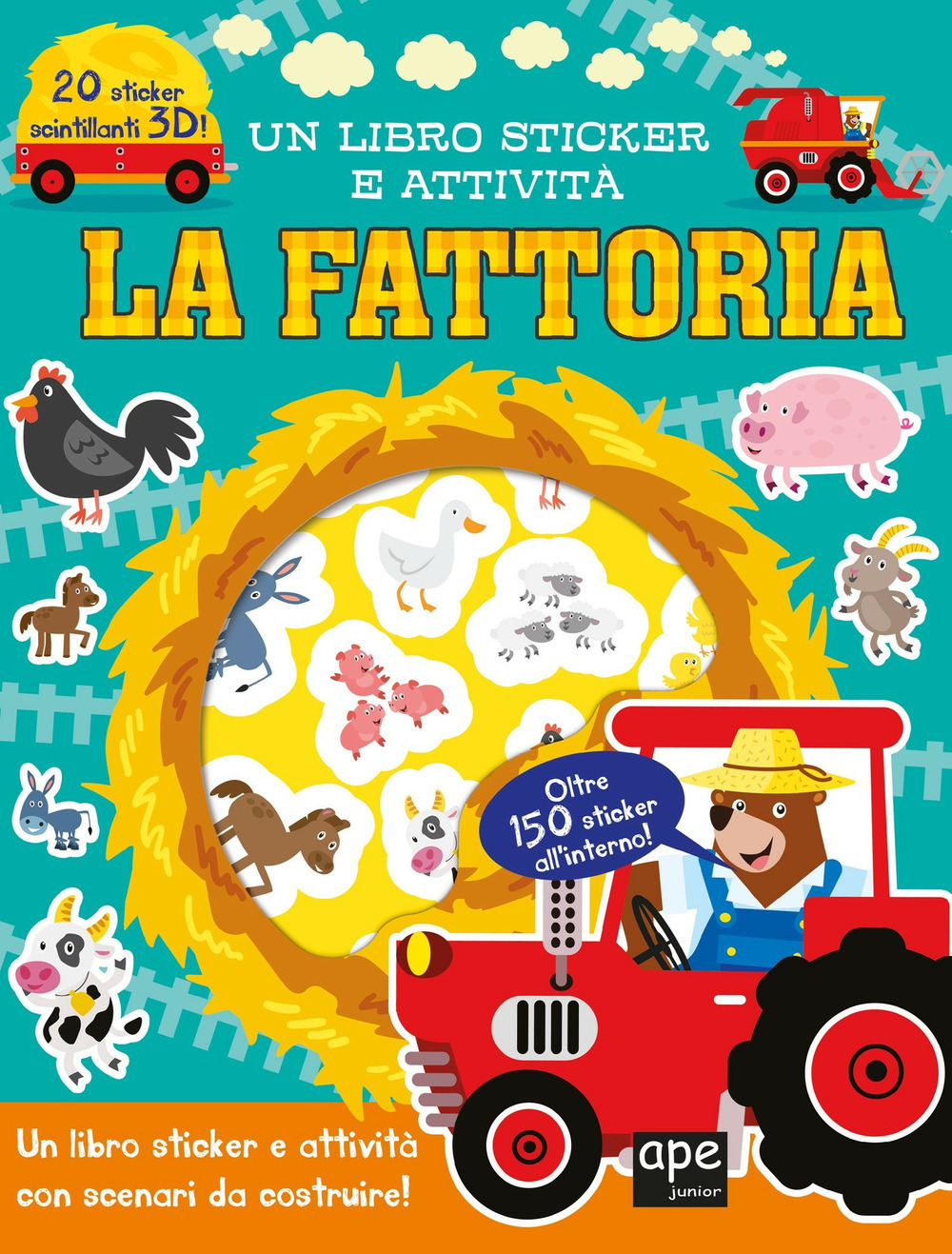 Fattoria. Sticker 3D. Con adesivi