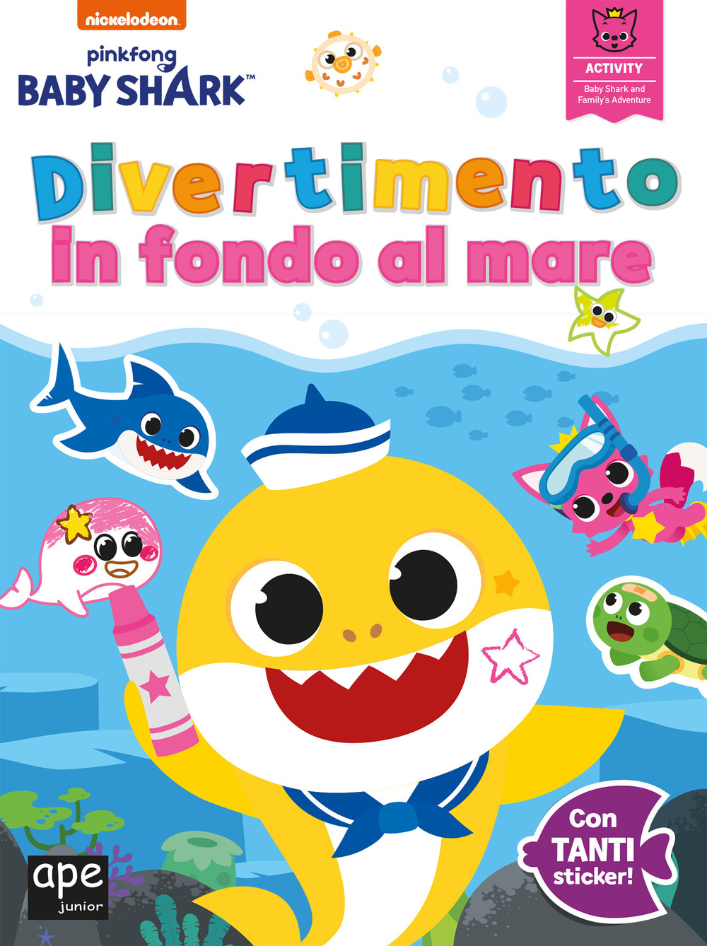 Divertimento in fondo al mare. Baby Shark. Con adesivi